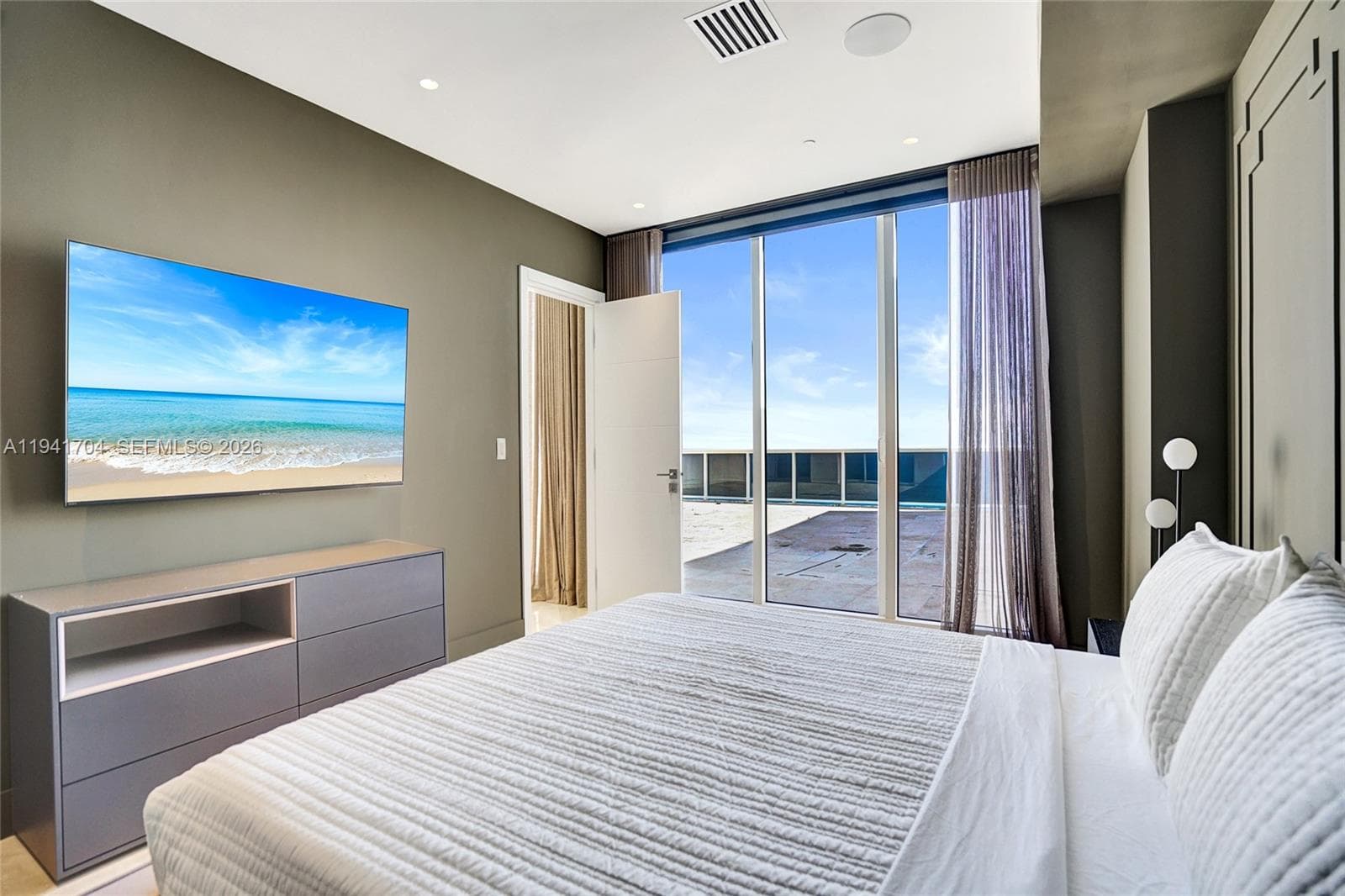 3rd Bedroom Wall Mounted TV