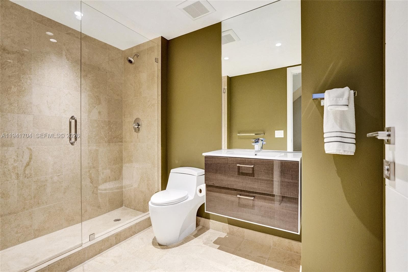1st Level Full Bathroom With Walk In Shower