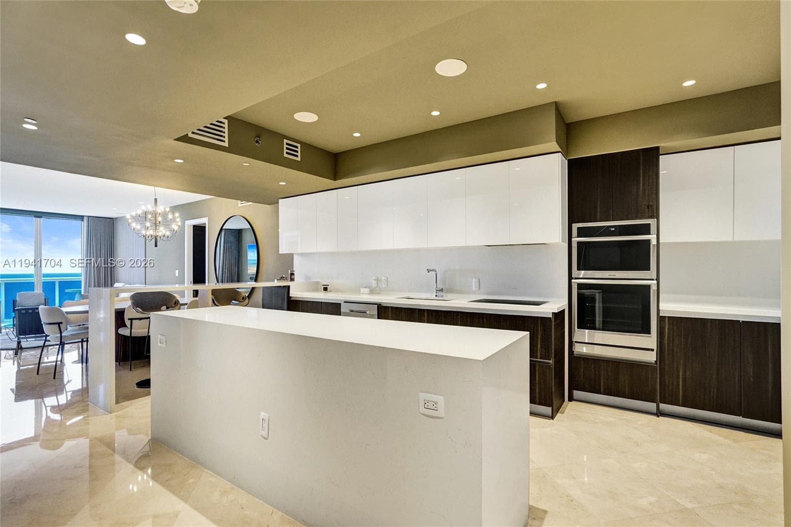 Beautiful White Glossy Cabinetry
