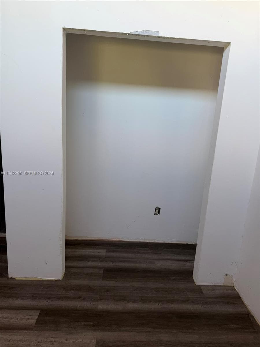 Upstairs closet