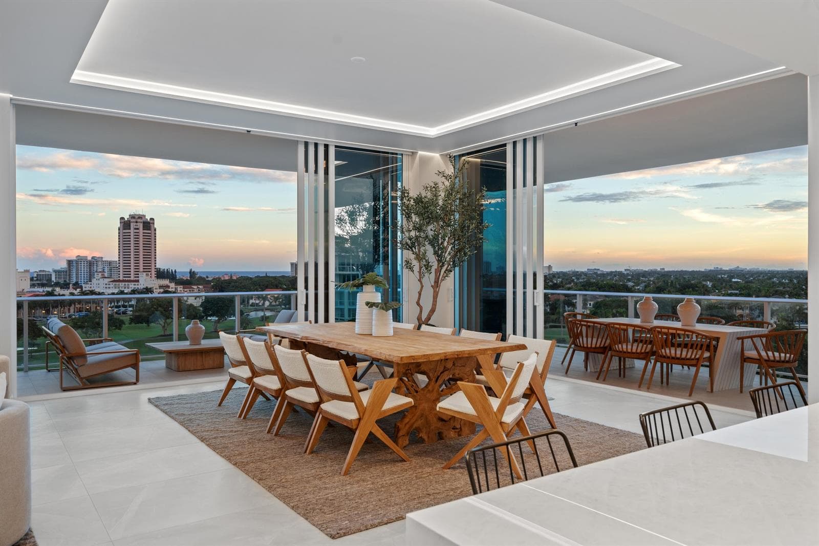 DINING AT SUNSET