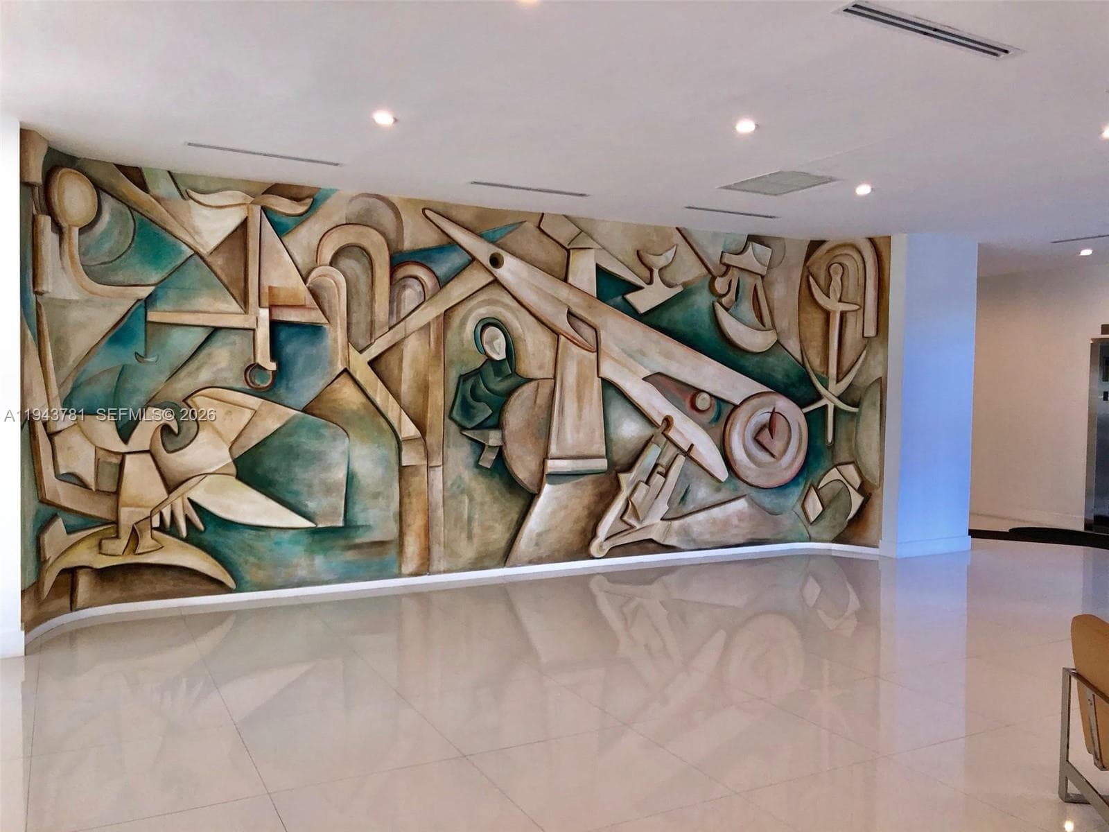 1968 Mural in lobby
