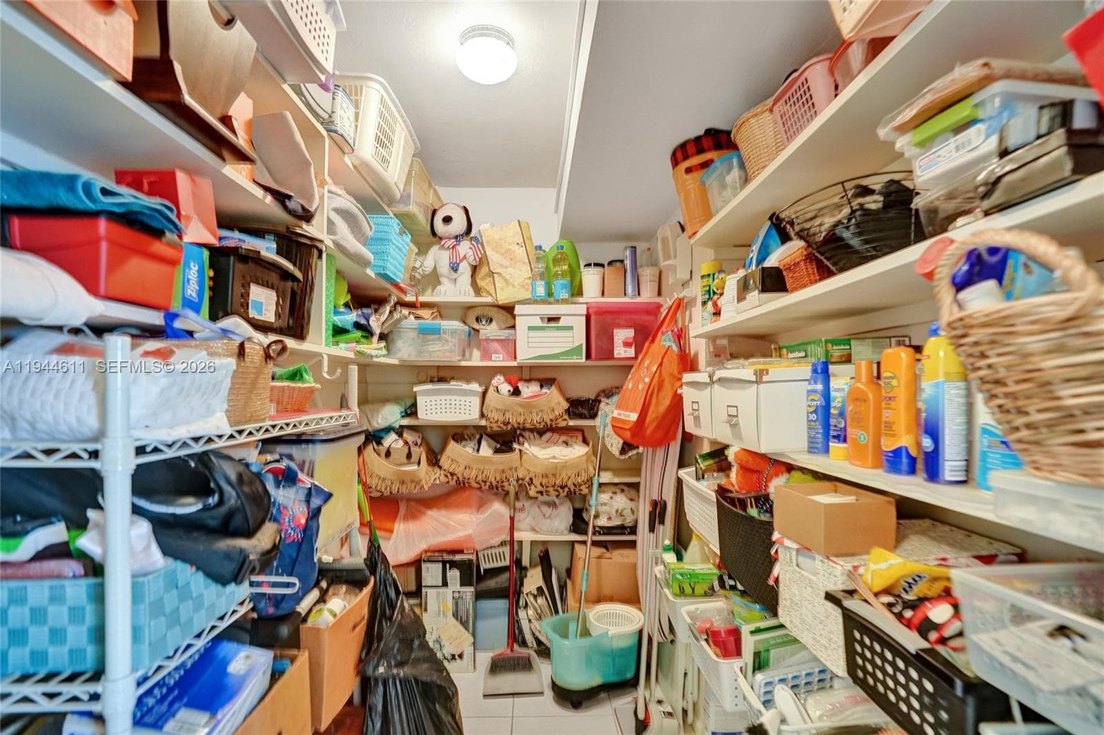 Enormous storage/closet.