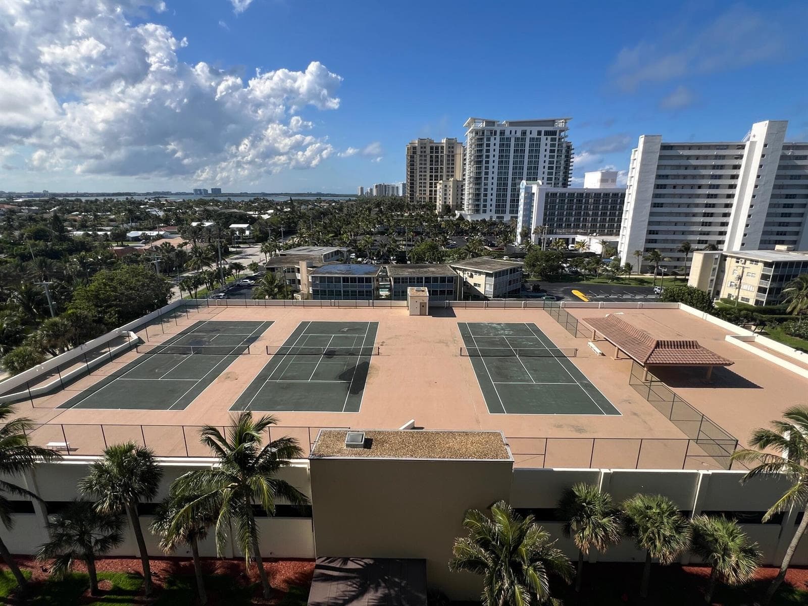 Tennis Courts & View Looking North