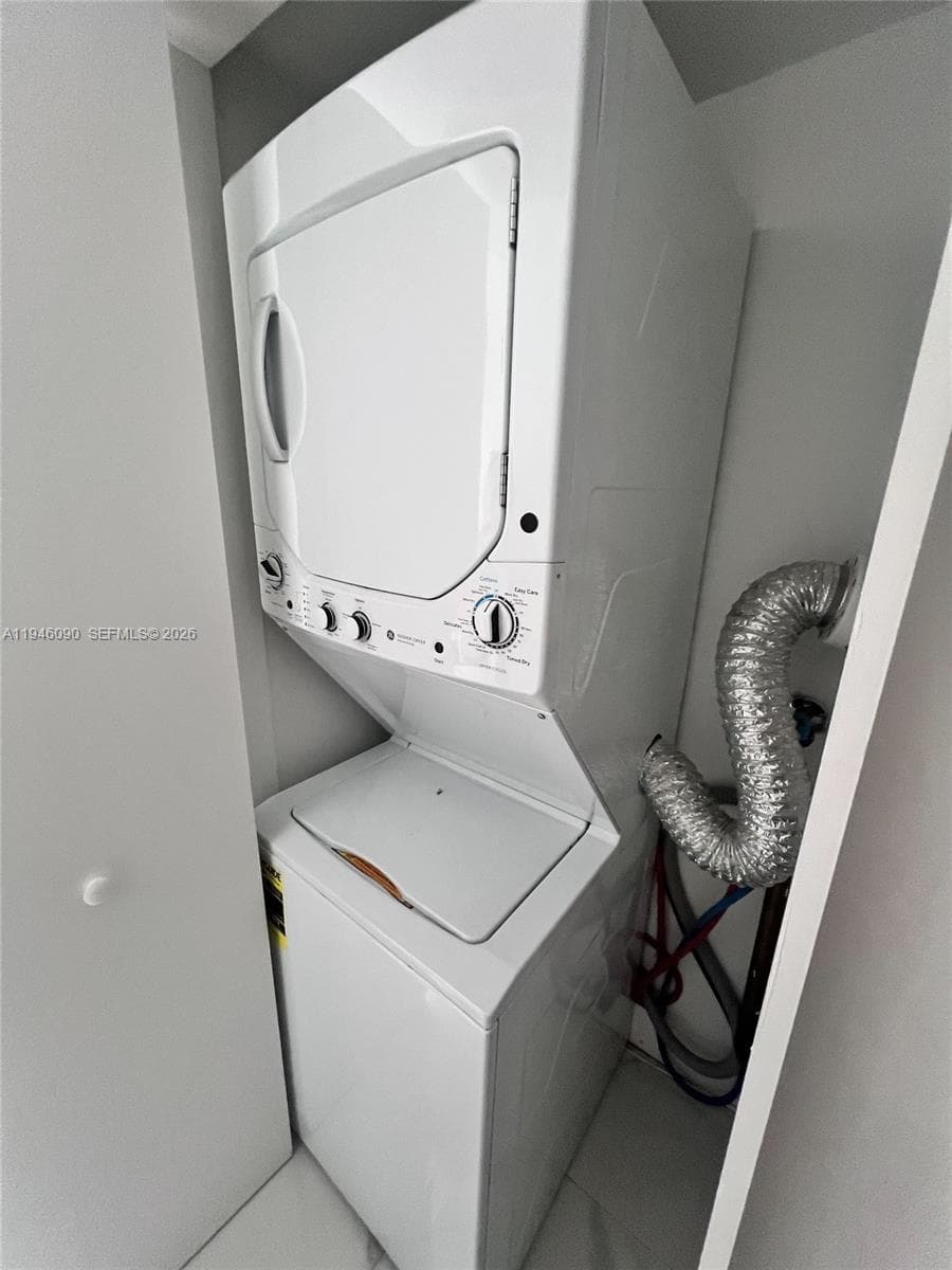 Washer and Dryer inside the unit