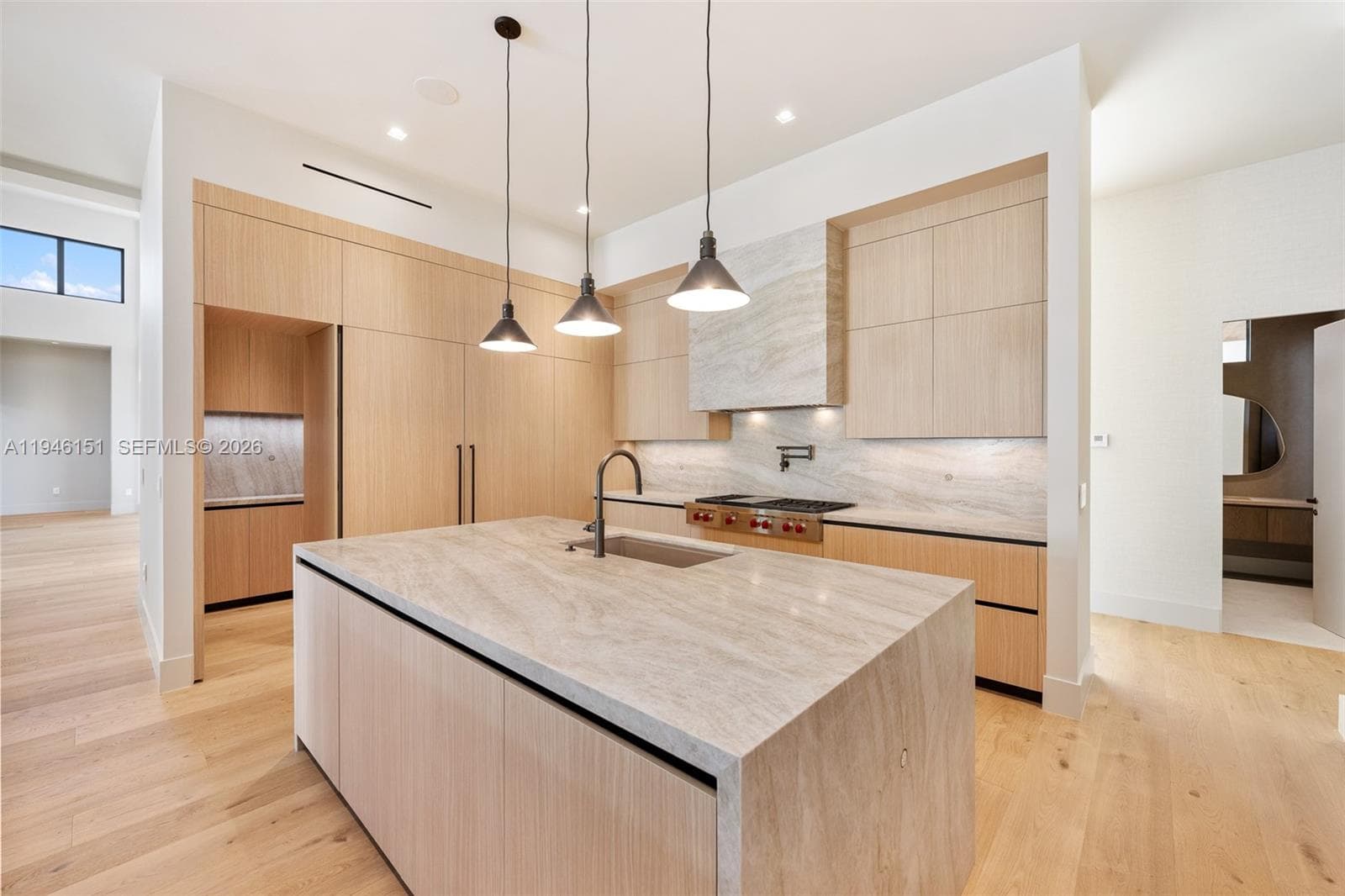 Hidden Pantry Door Open