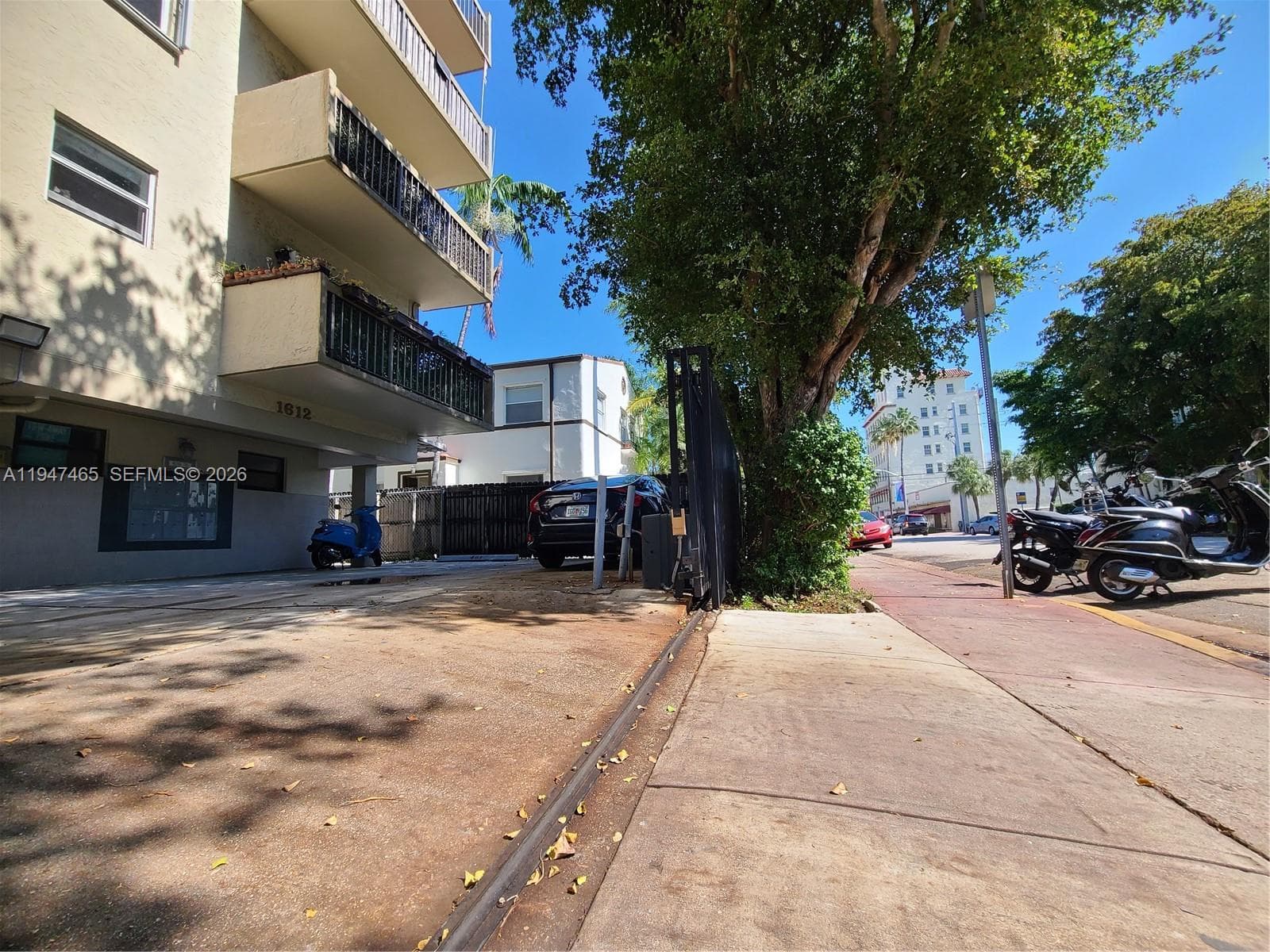 Gated entrance to the Condominium