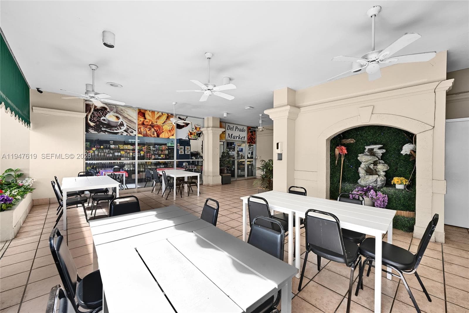 Cafeteria and on-site convenience store