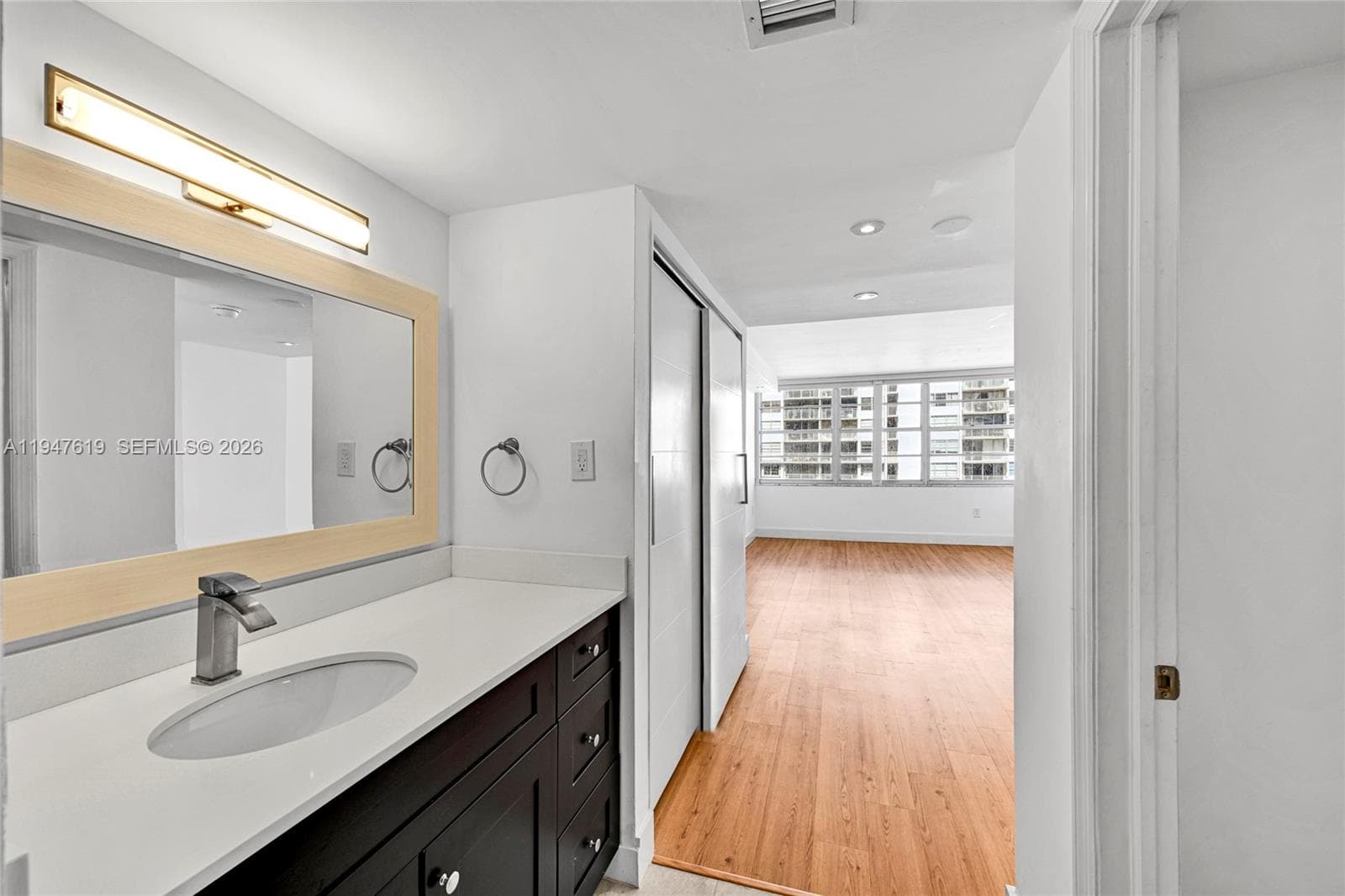 Stylish, updated bathroom with contemporary finishes