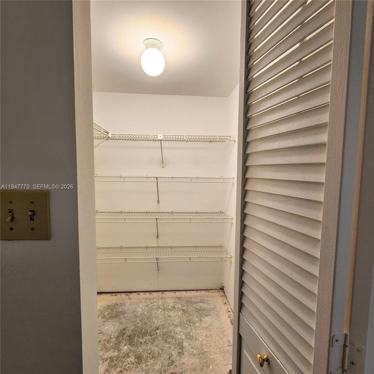 walk-in closet 2nd bedroom