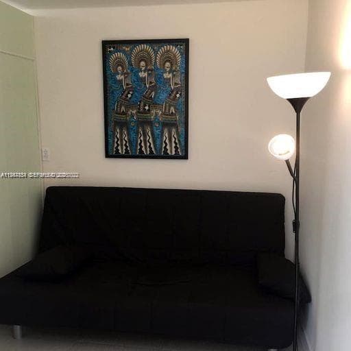 Bad picture...it is basically a 2nd bedroom with a collapsible door.