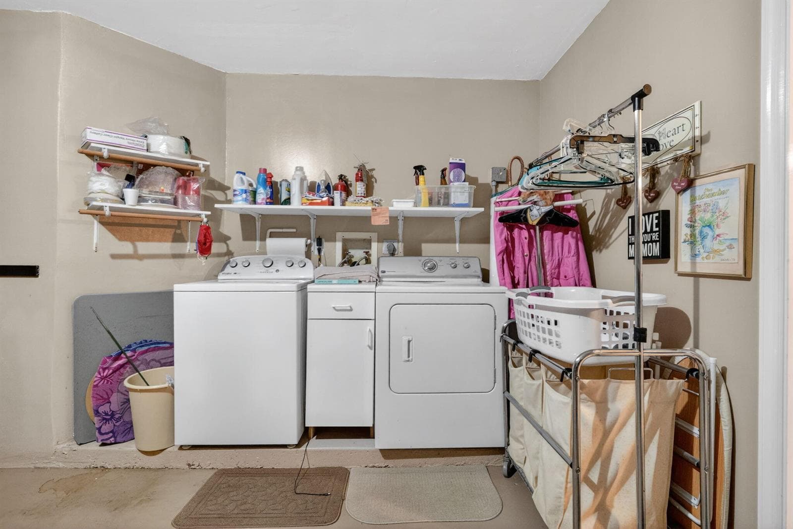 Laundry area