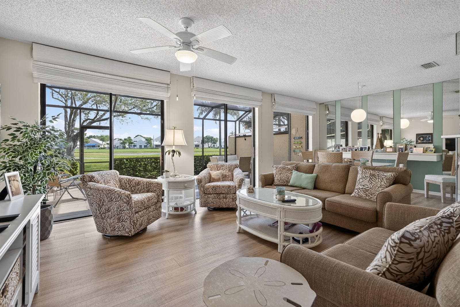 View from living room