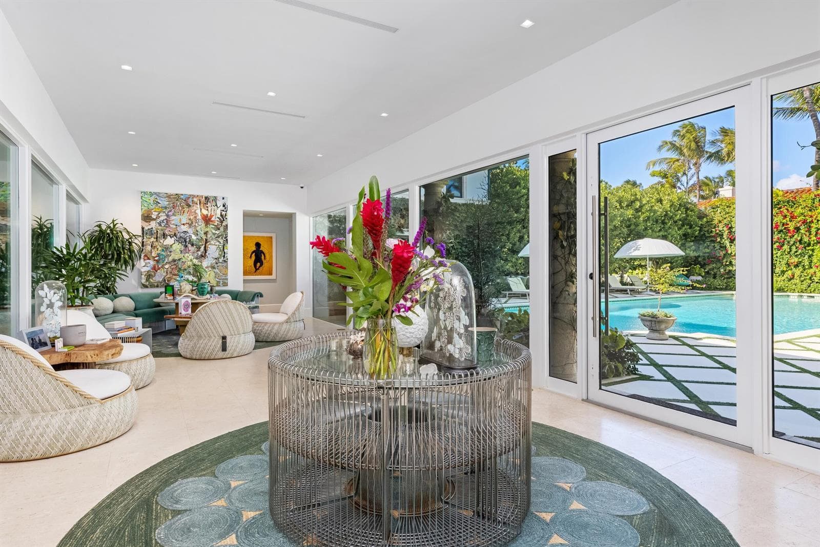 Foyer to Pool