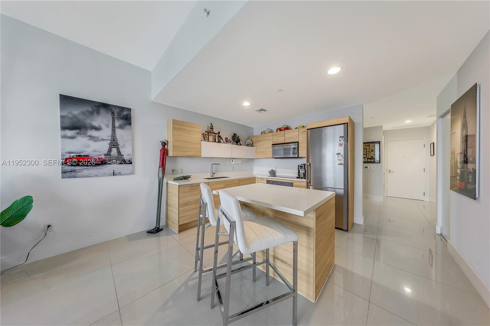 Open kitchen looking this incredible views