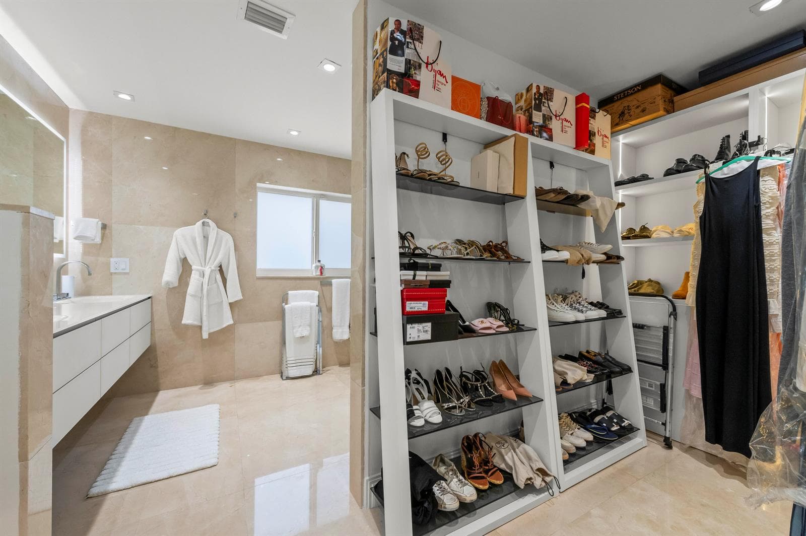 Master Walk-in closet