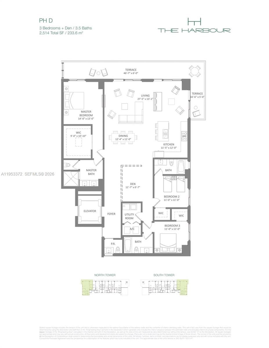 THE HARBOUR SOUTH CONDO · #PH8 in North Miami Beach - Photo 3