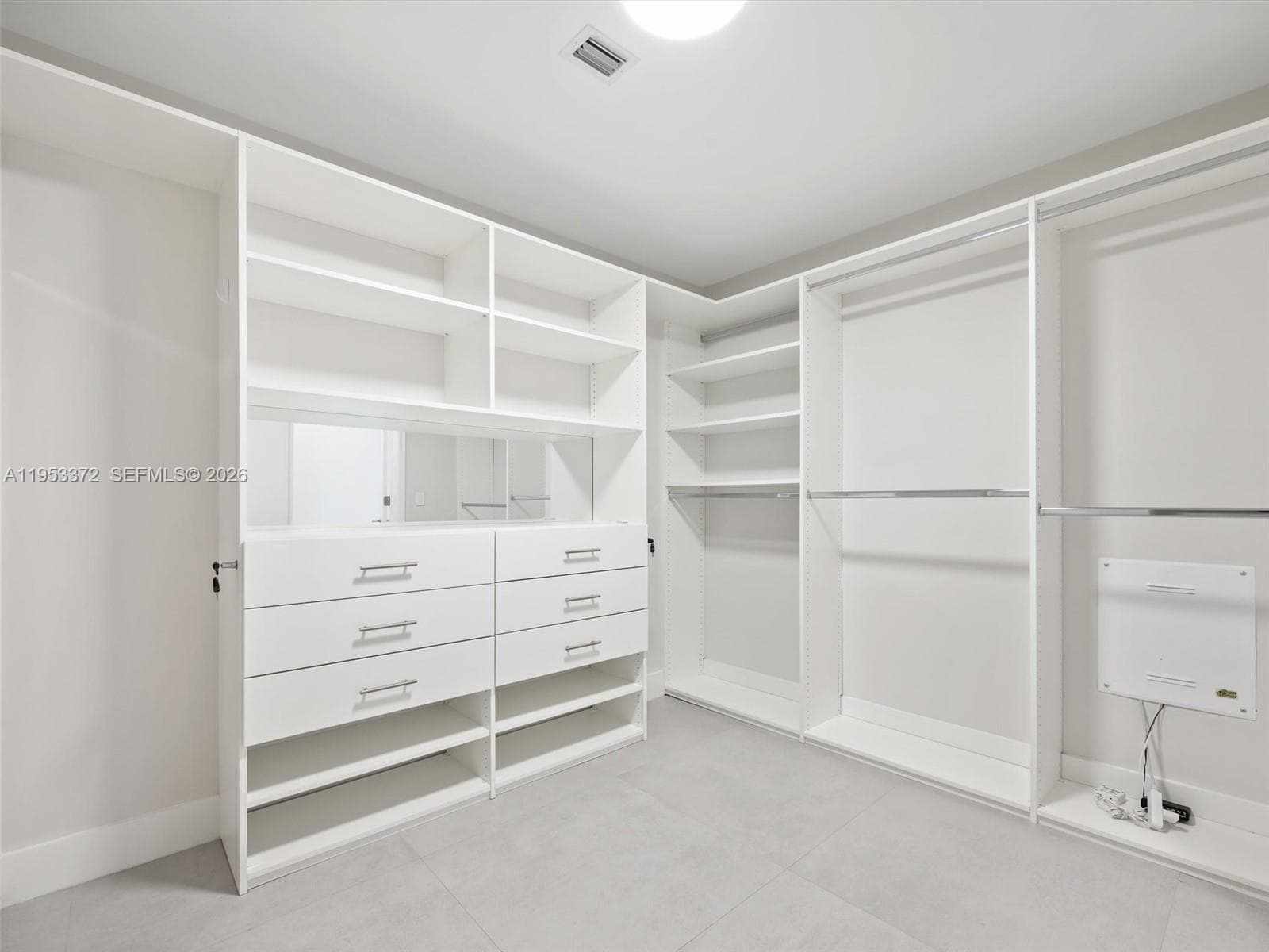 Master Bedroom Walk-In closet