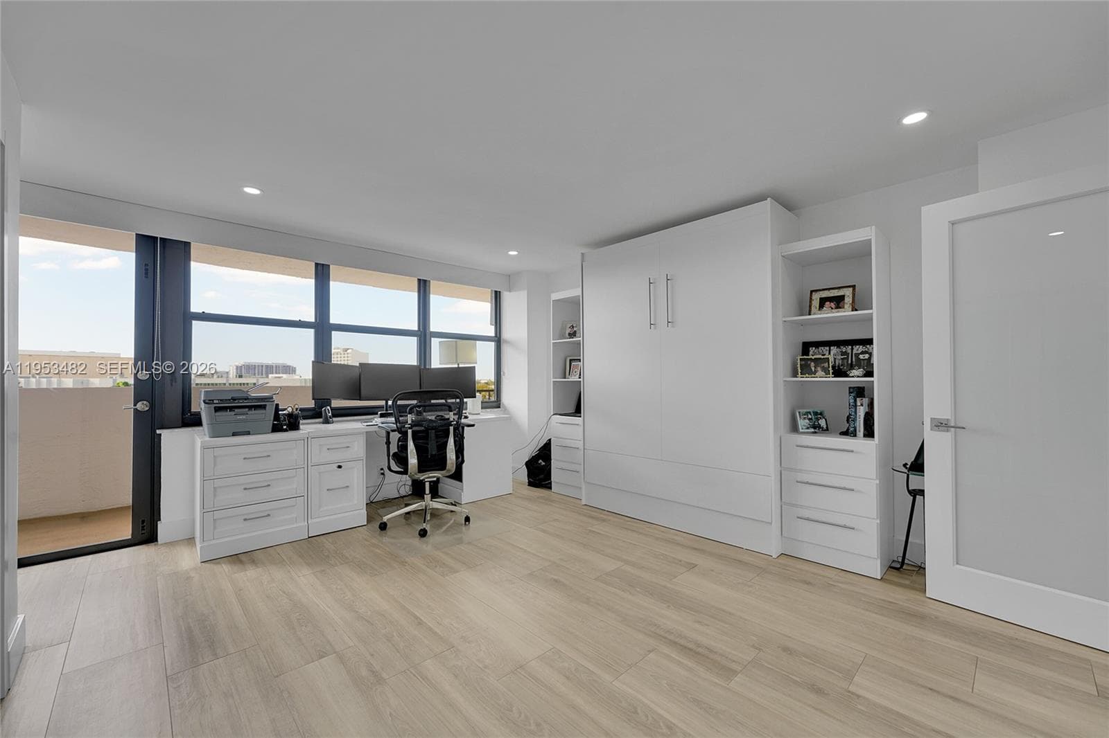 2nd bedroom is being used as an office
