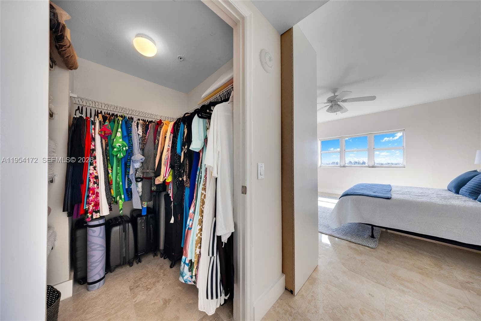 Primary walk in right closet