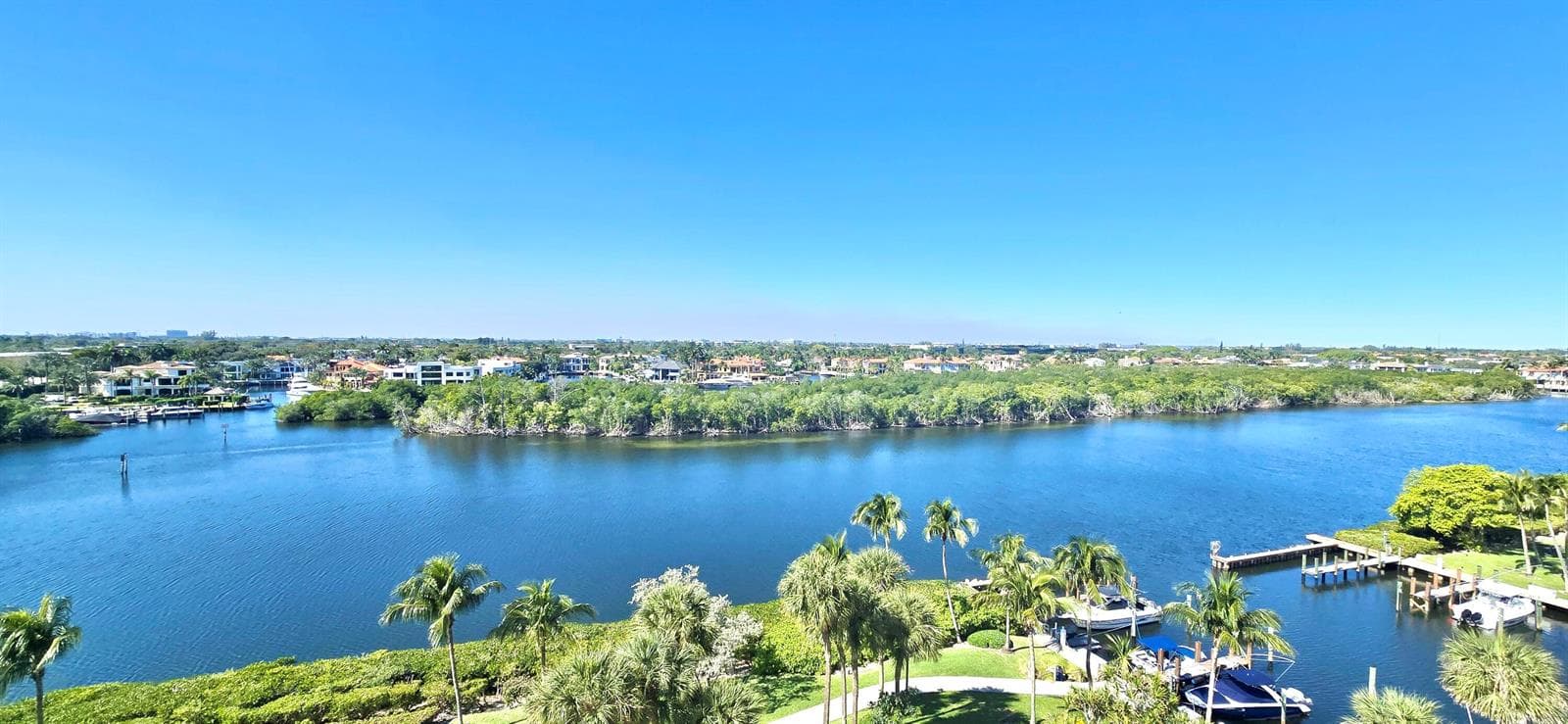VIEW WEST: INTRACOASTAL/ MARINA
