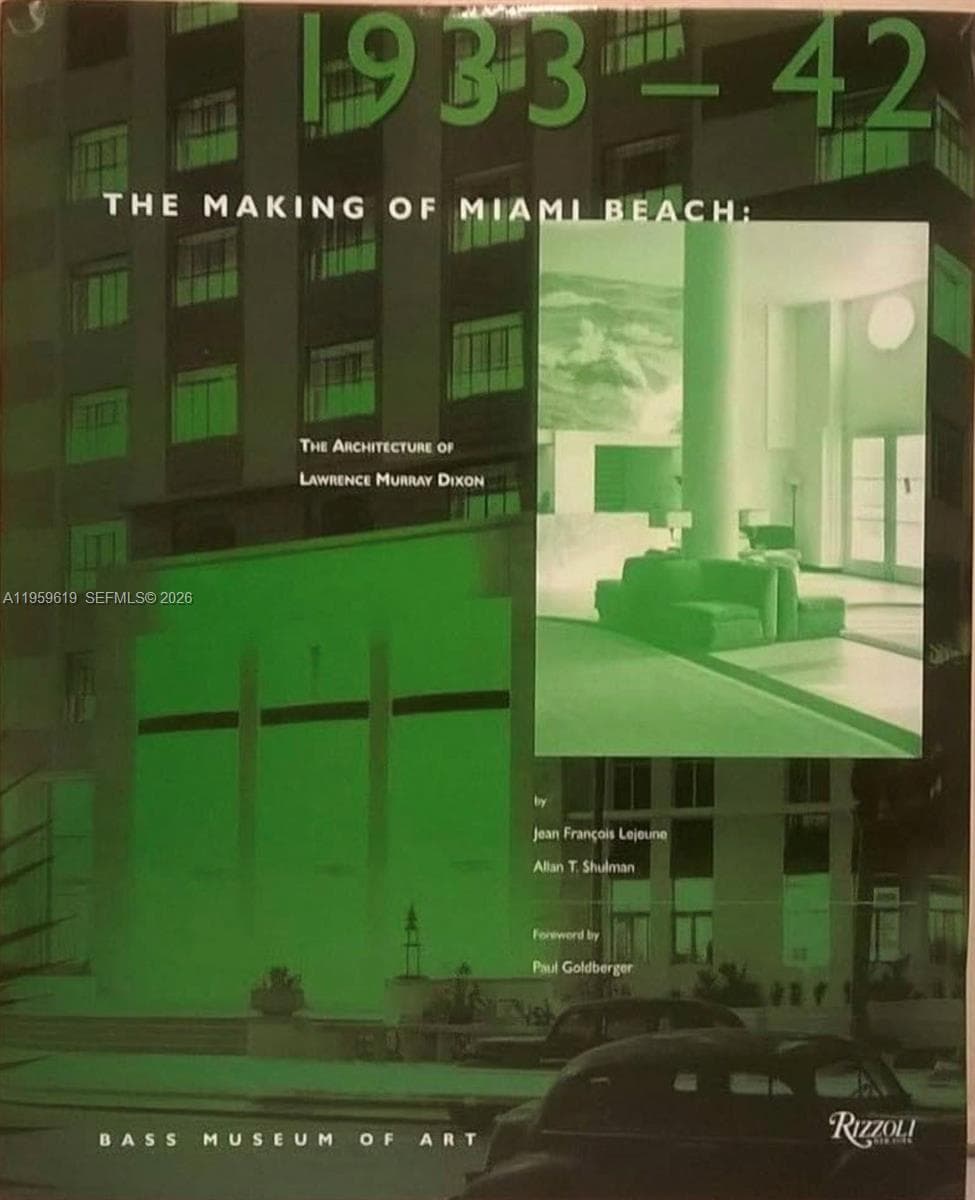 L Murray Dixon- famed architect behind The Ralegh, The Victor, The Tides and more