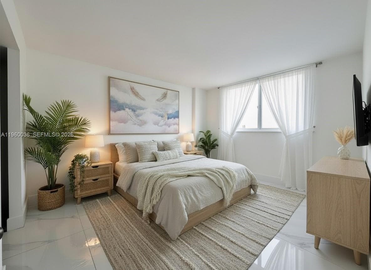 Rendering staged idea bedroom.