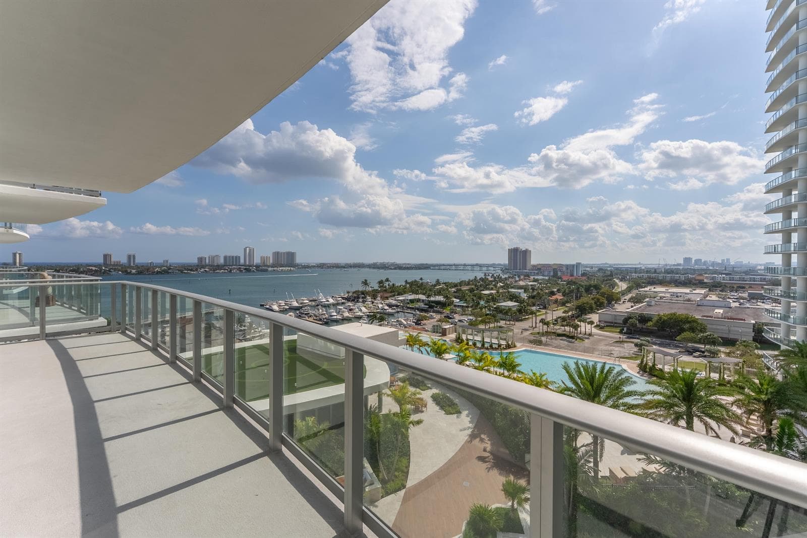 Terrace Overlooking Intracoastal & Ocean