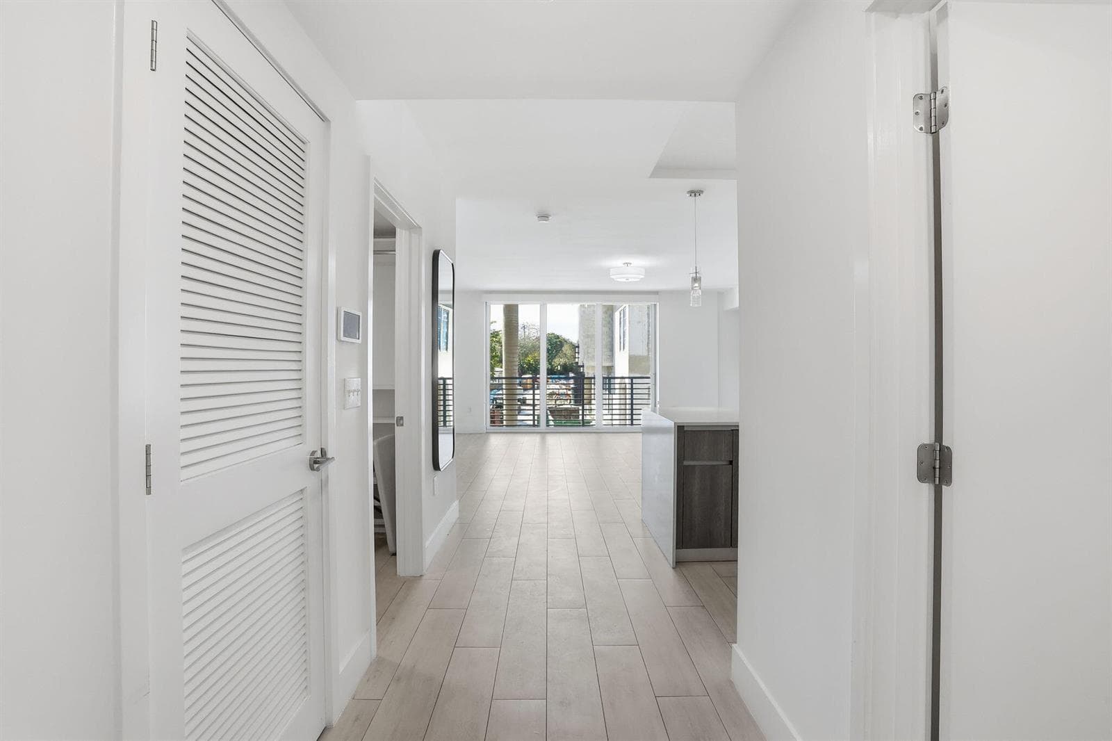 Inside the unit entry