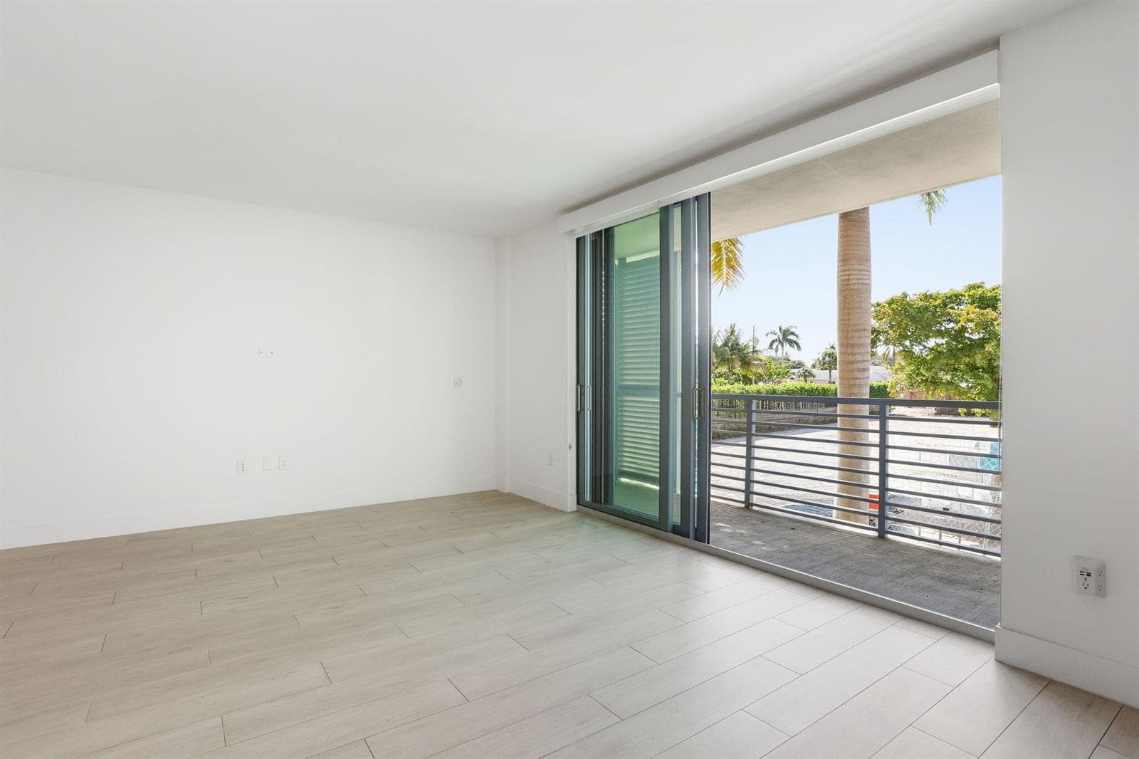 View to outside patio area