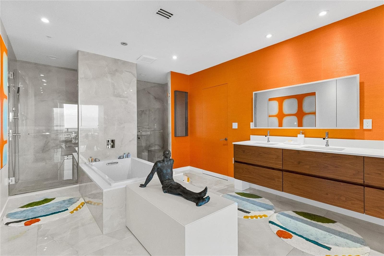 Primary Bath with River & Ocean Views