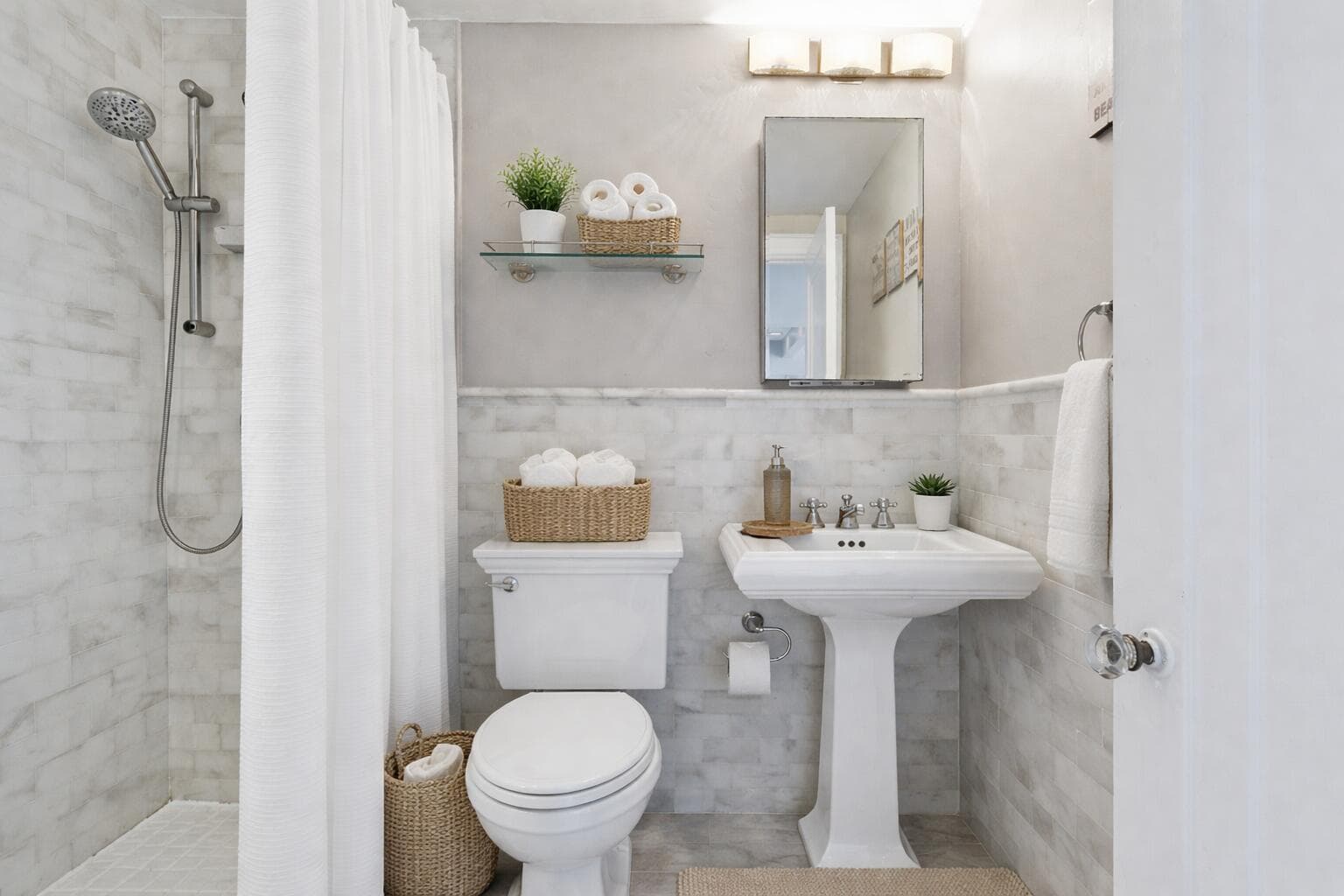 Digitally Staged Bathroom
