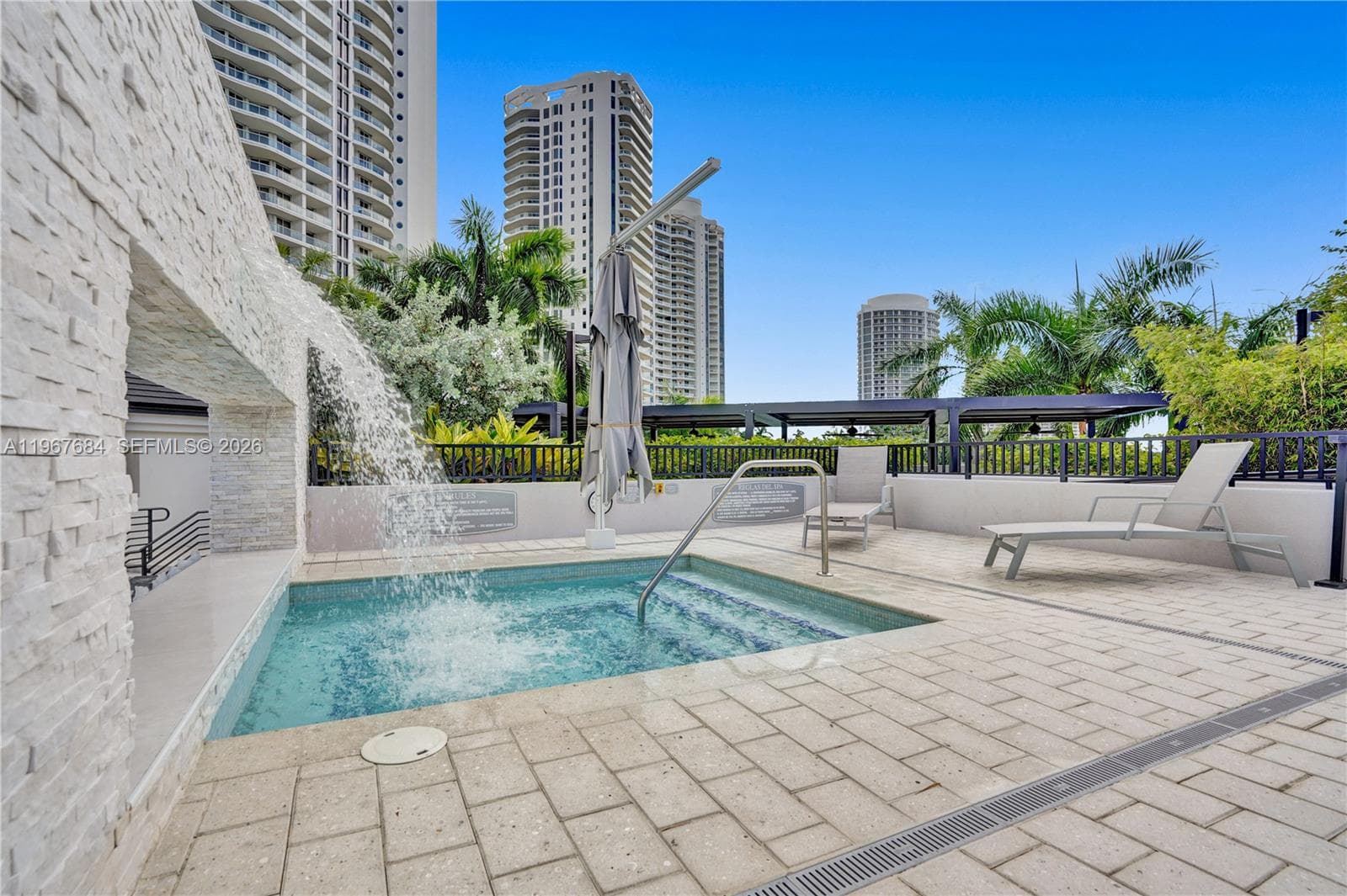 Pool area.