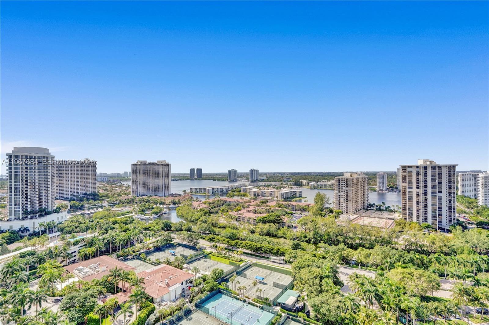 Unobstructed views from the bedrooms.