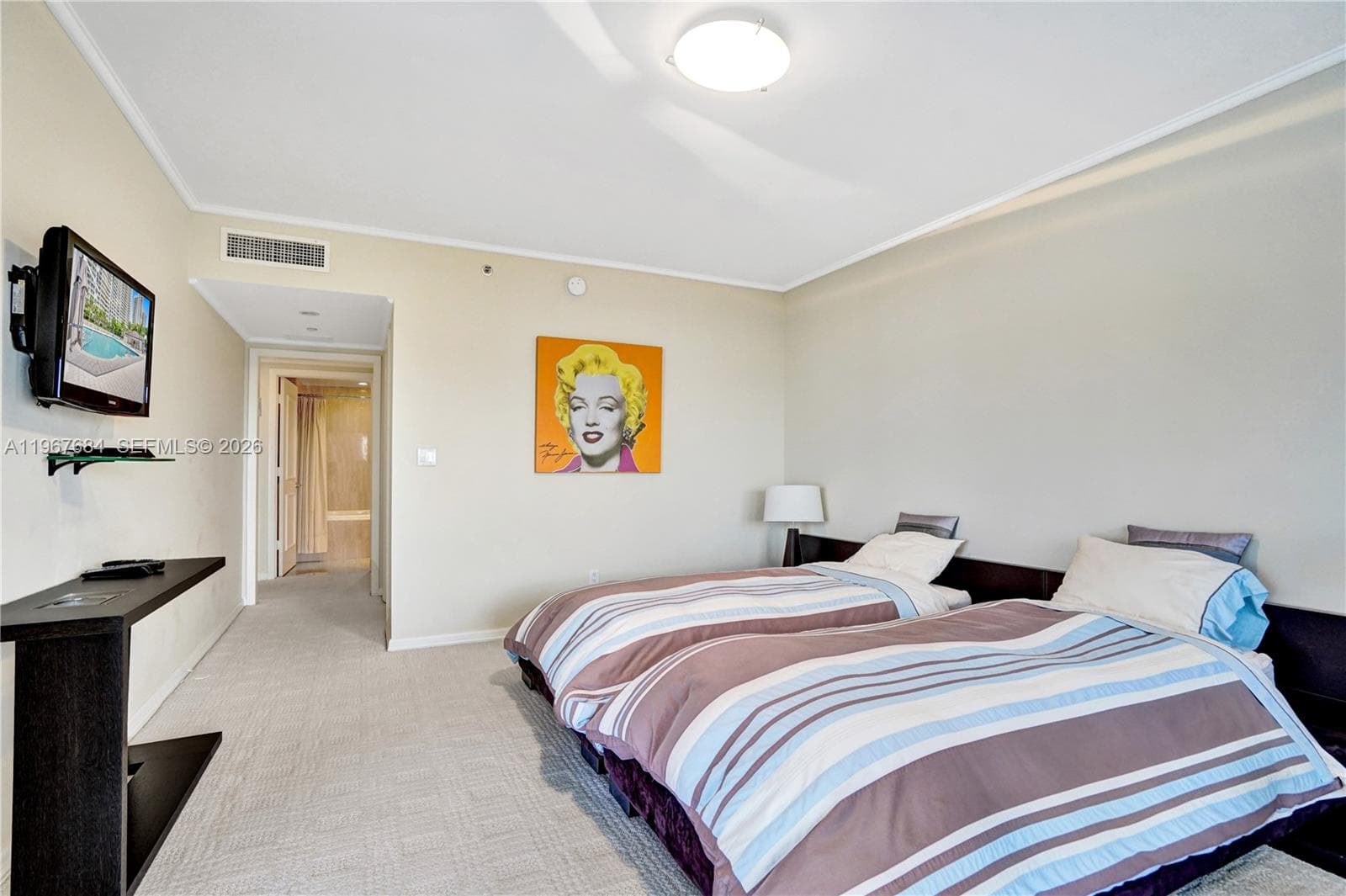Very spacious third bedroom.