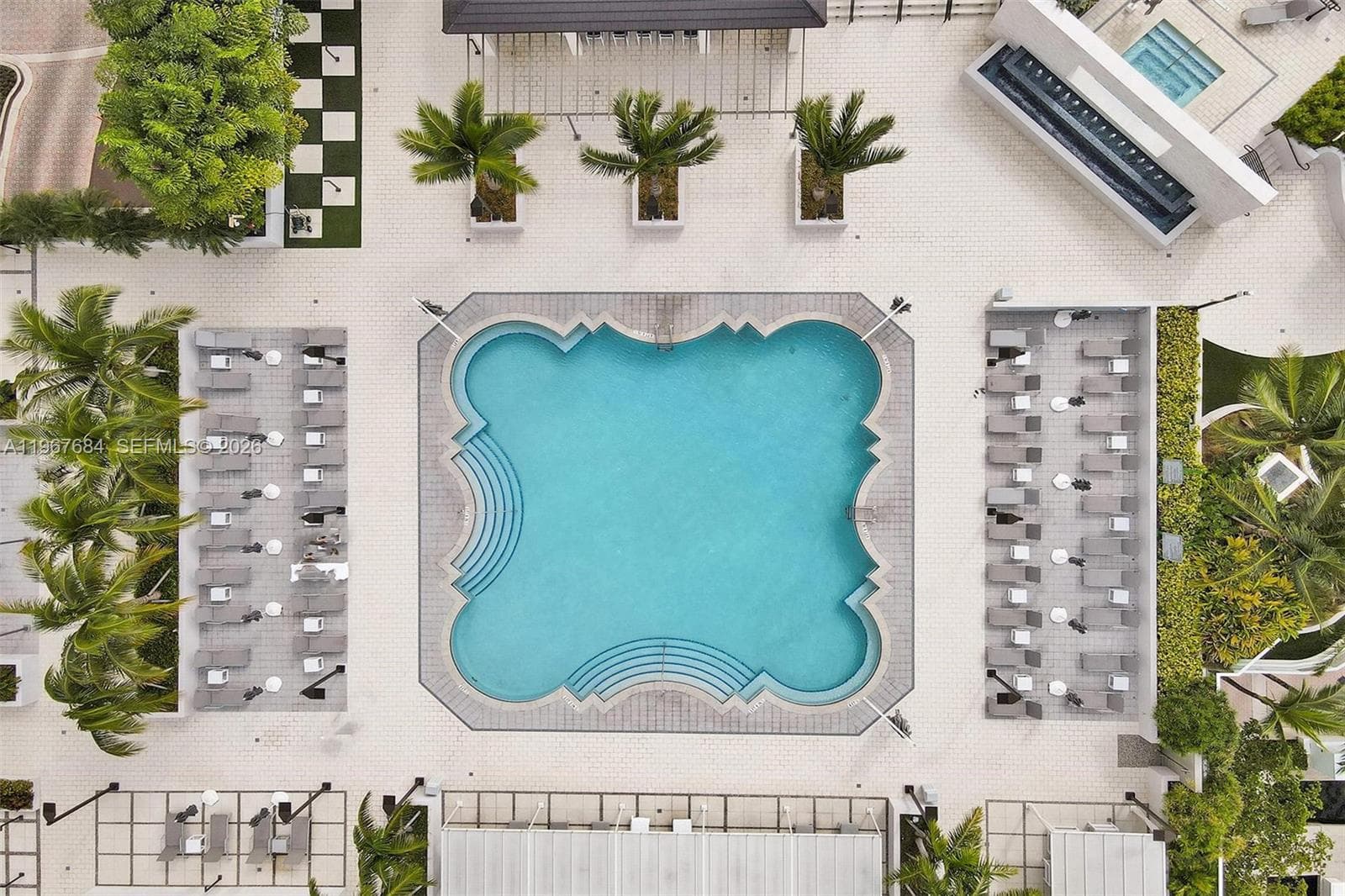 Pool area.