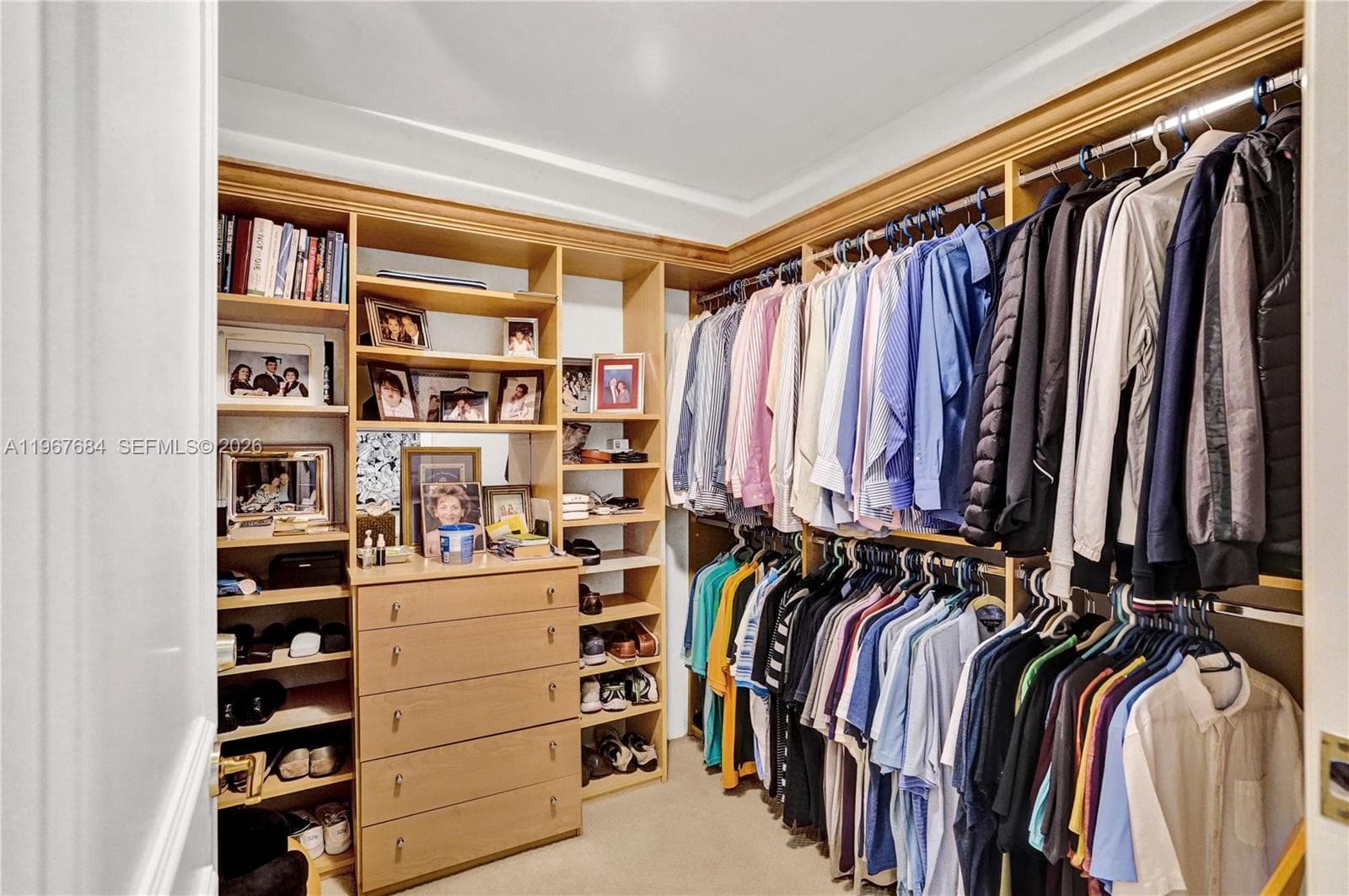 Walk-in closets.