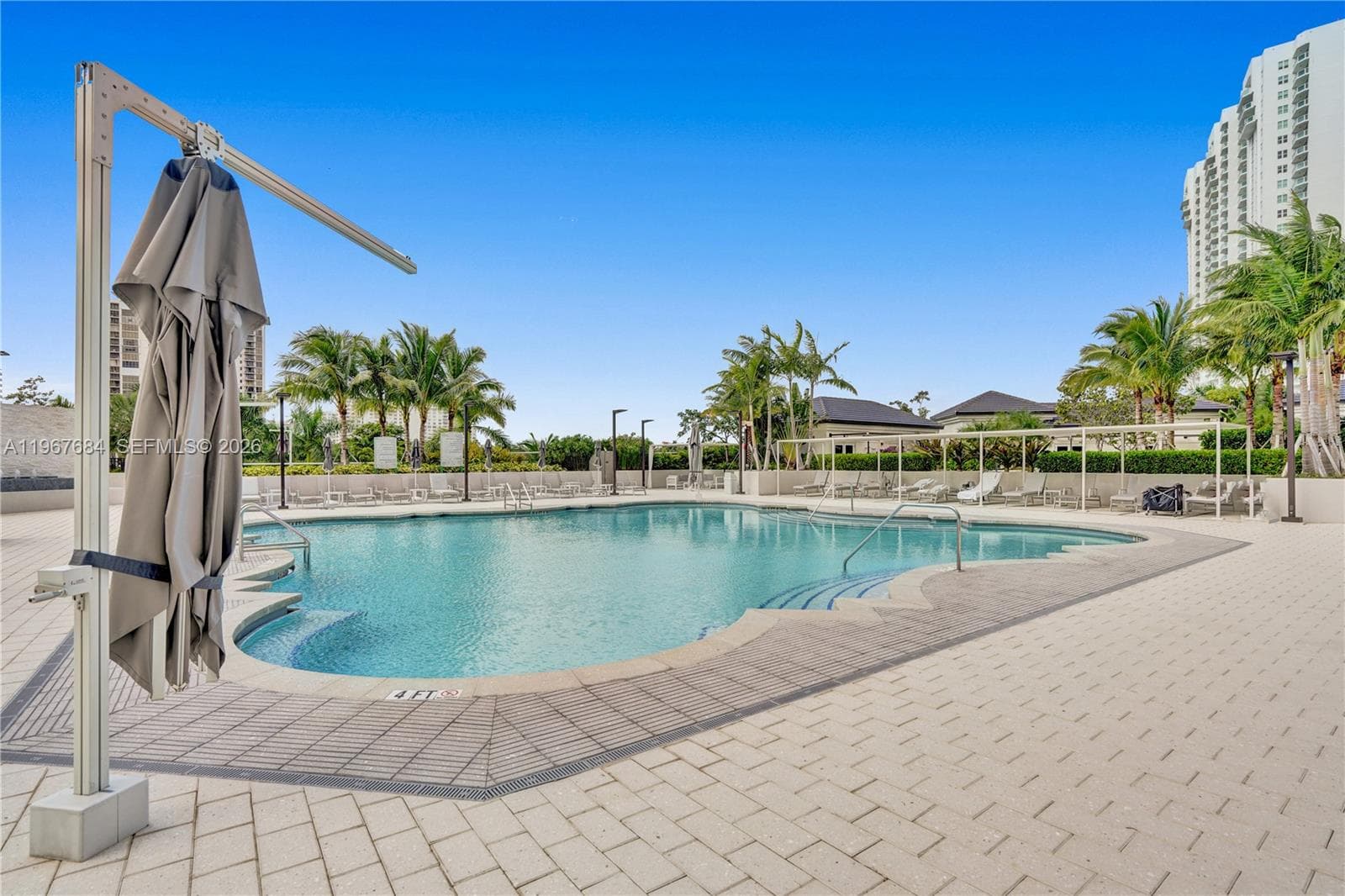 Pool area.
