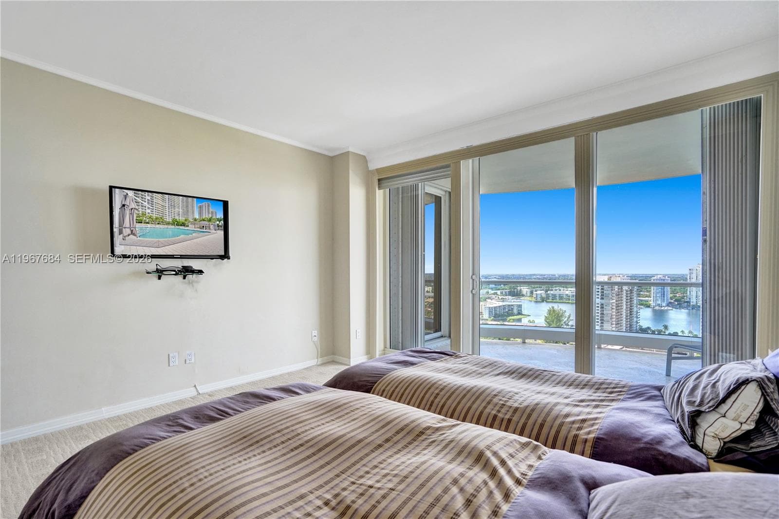 Spacious second bedroom.