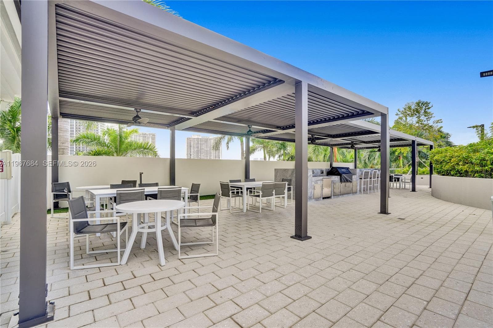 BBQ area.
