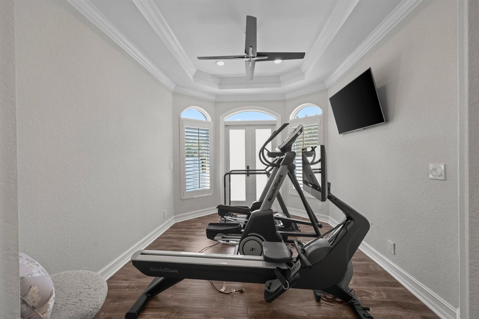 Primary bedroom gym