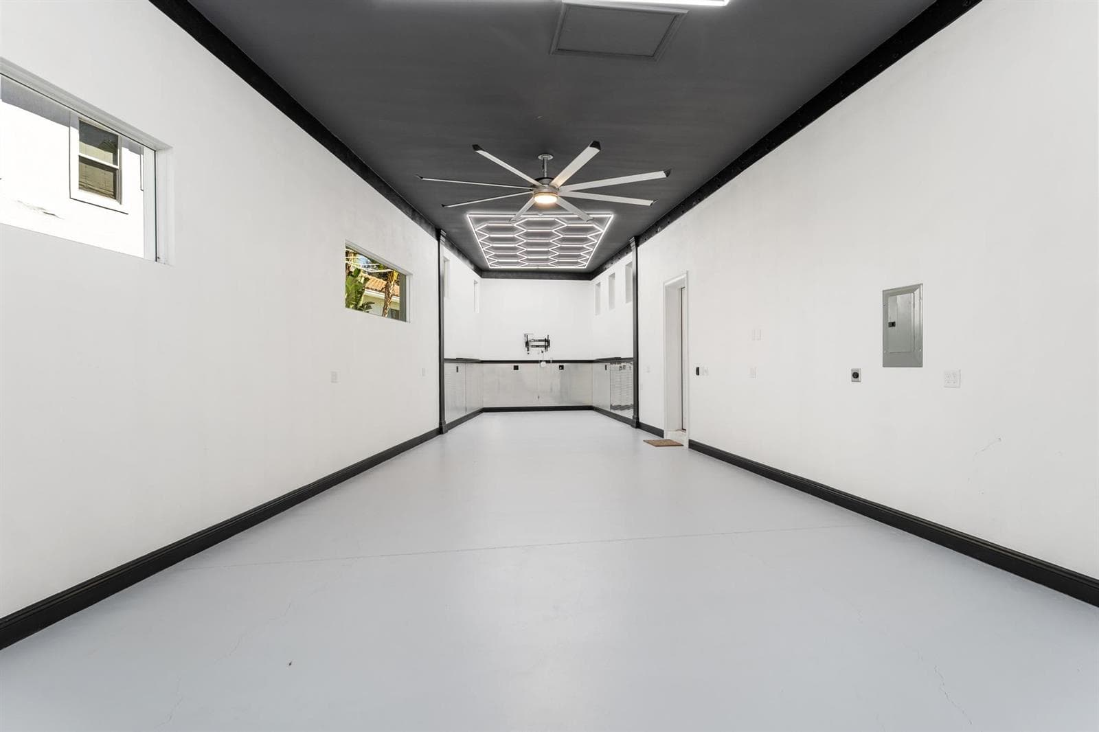 3 car tandem garage a