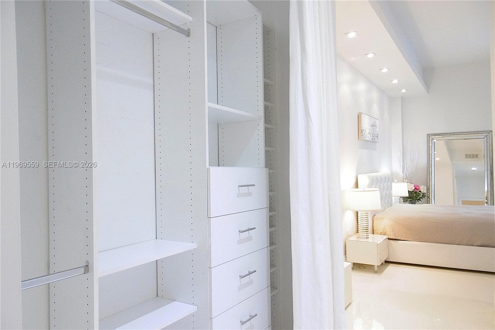 Floor-Ceiling Whole Wall Custom Built-In Wardrobe Closet