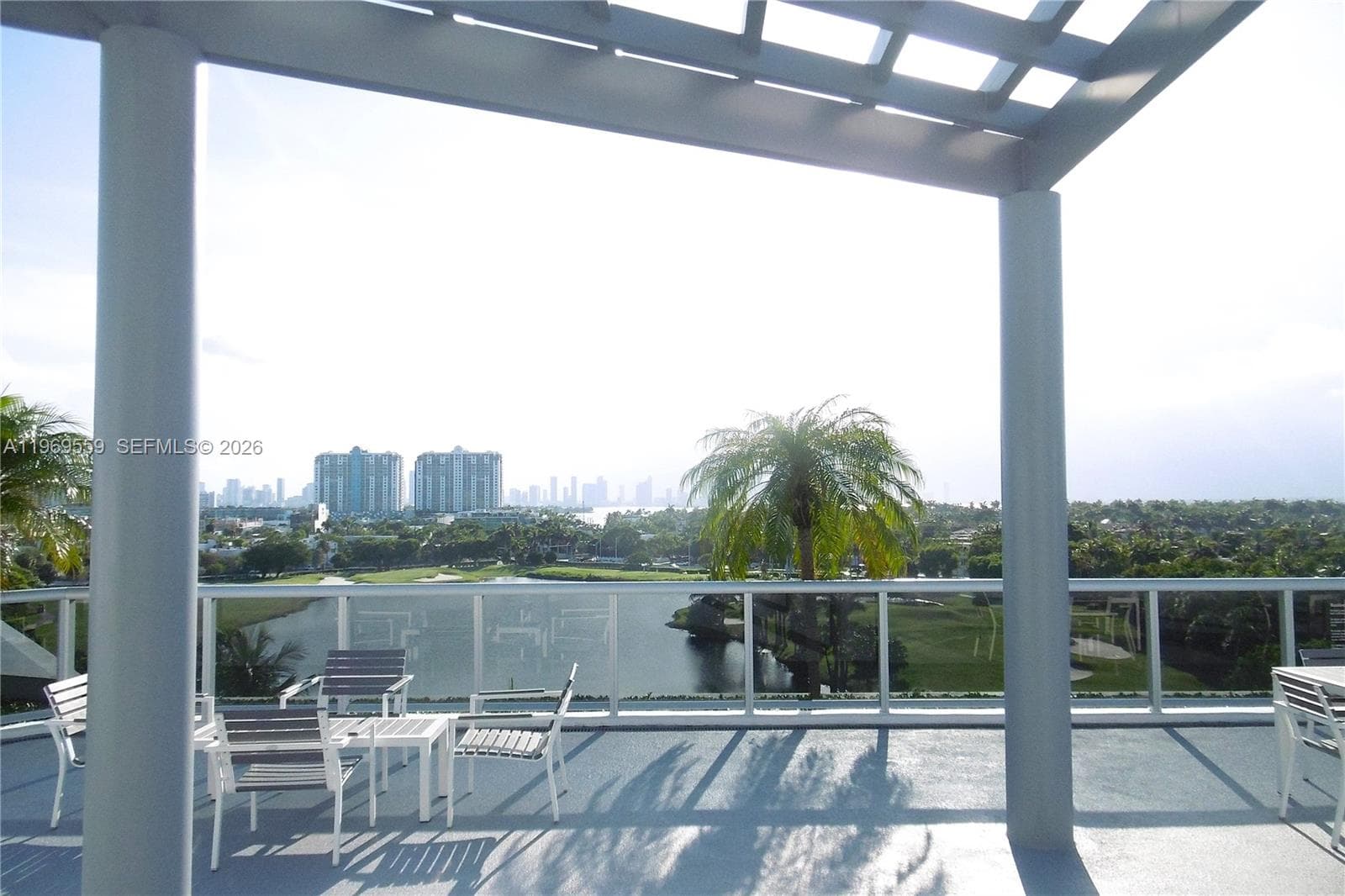 Rooftop Community Pool Deck West View