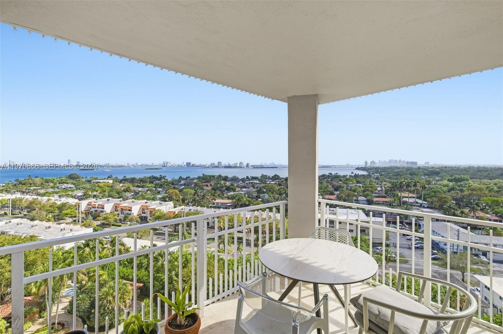 Master Bedroom has direct access to the balcony