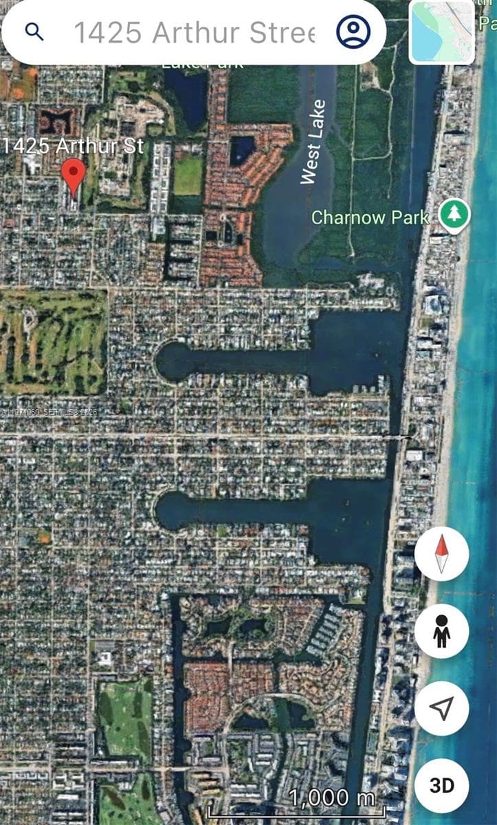 Satellite location close to Beach