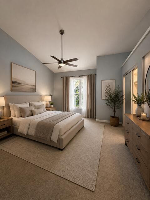 Virtual Stage Primary Bedroom