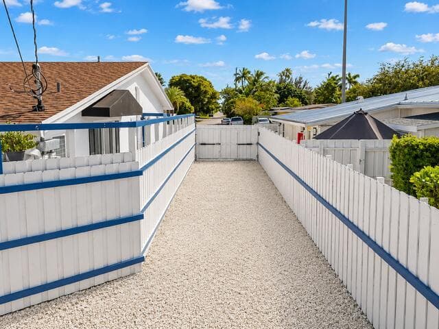 Gated Parking Area