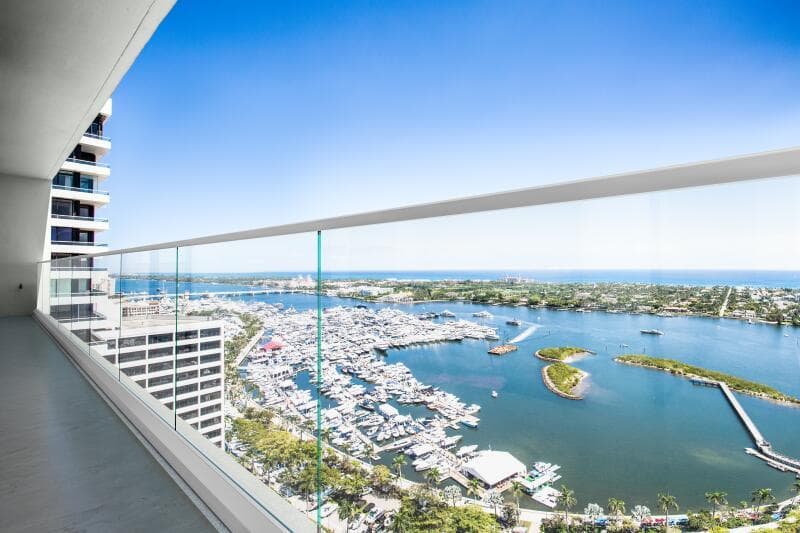 New Glass Balcony Railings