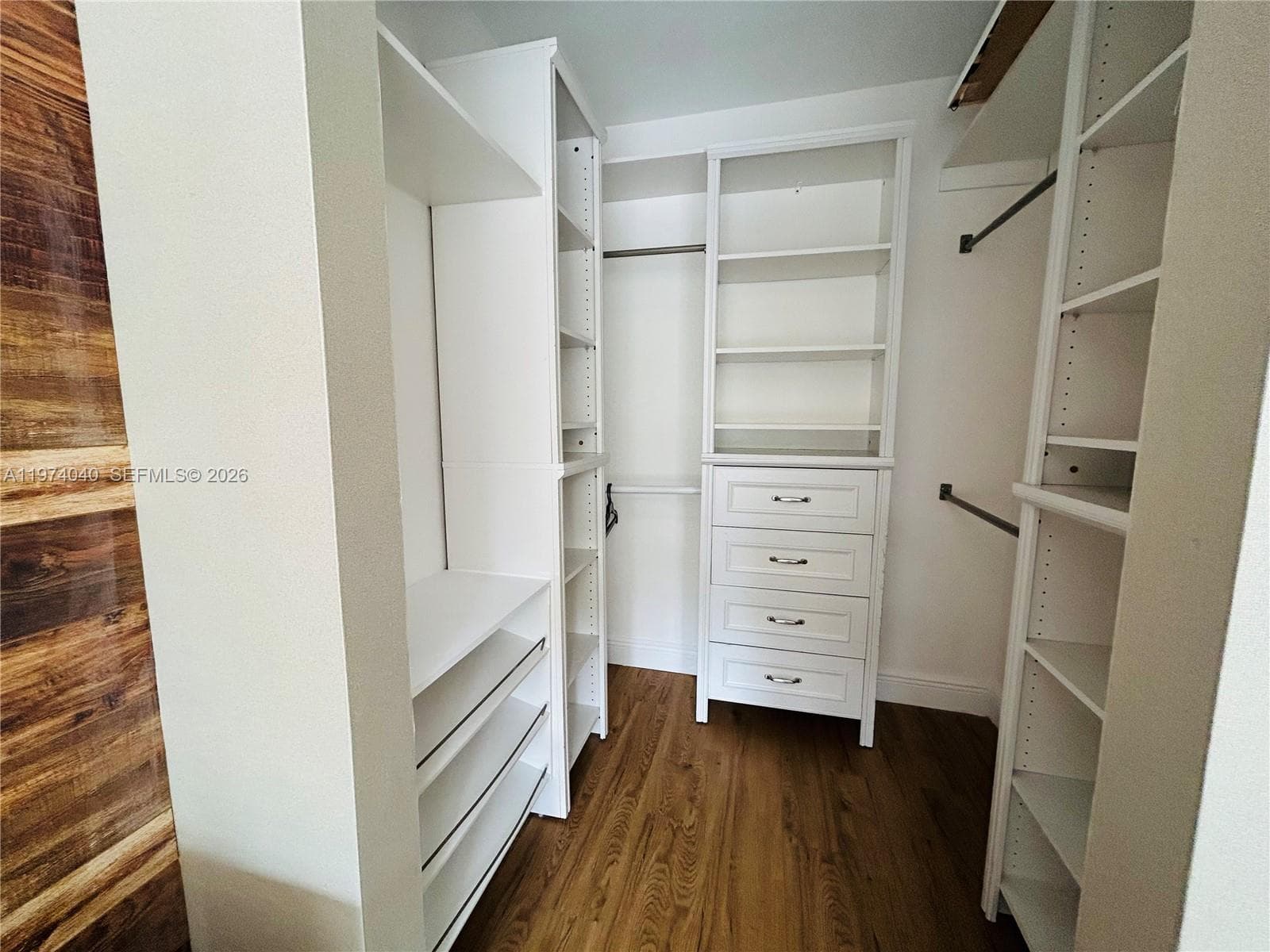 Master closet